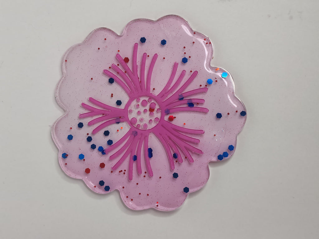 Sous Verre fleurs