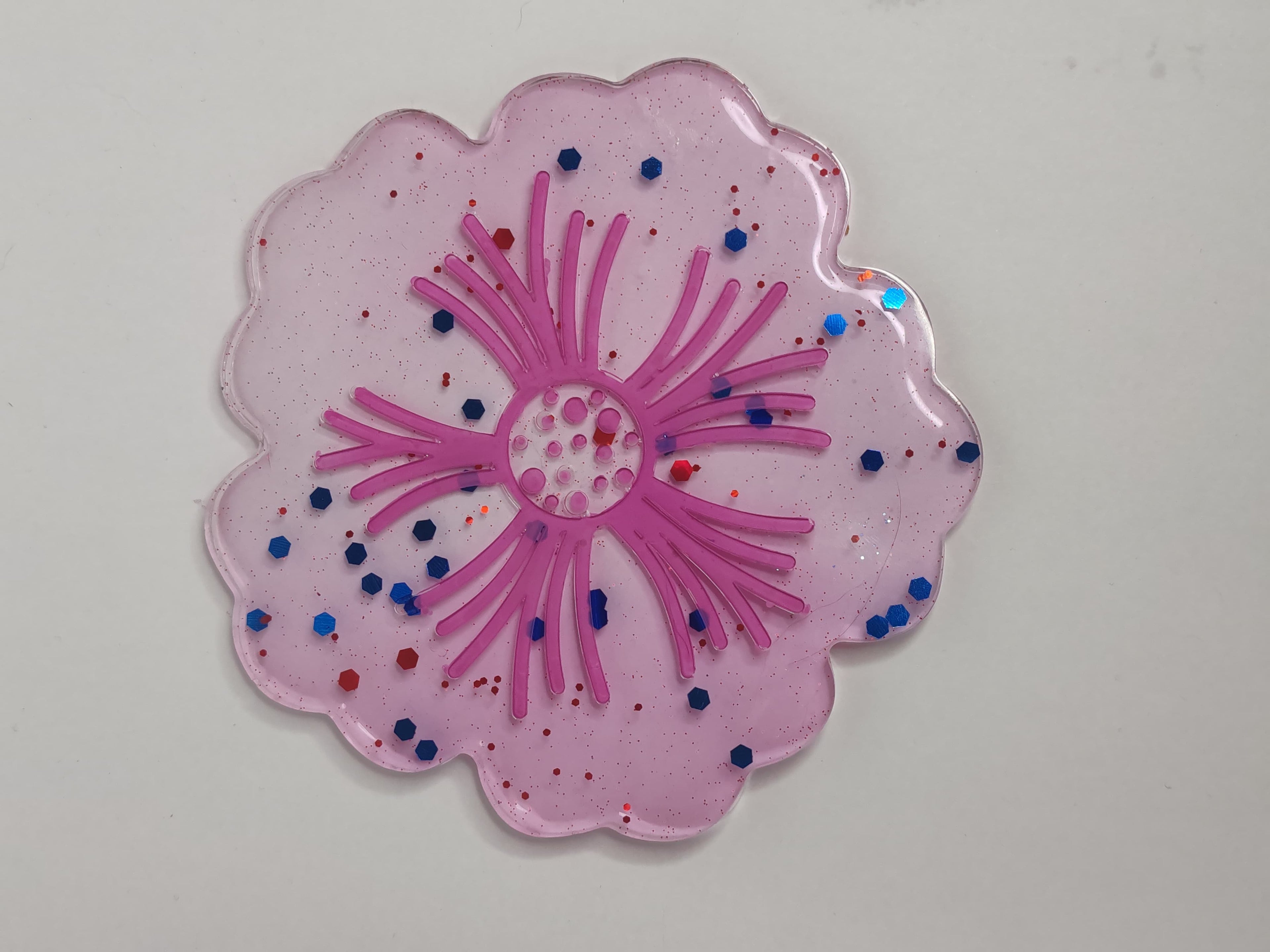 Sous Verre fleurs